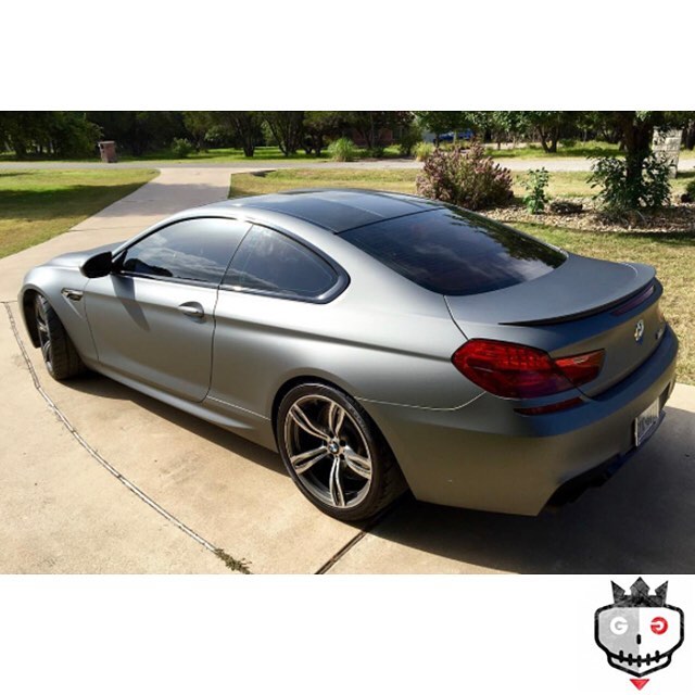 BMW M6 Wrapped in Avery SW Matte Gunmetal Metallic Vinyl